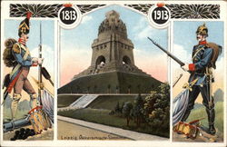 The Volkerschlacht (Battle of Nations) Monument in Leipzig Postcard