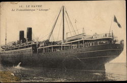 Le Transatlantique "Chicago" Postcard