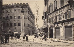 Via Tornabuoni e Palazzo Feroni (1300) Postcard