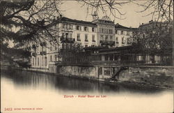 The Hotel Baur au Lac Postcard