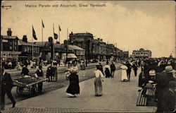 Marine Parade and Aquarium Postcard