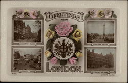 Greeting from London Postcard