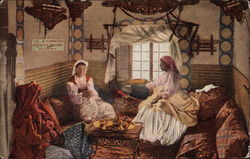 A Turkish Sitting Room Postcard