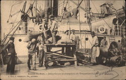 Scenes du Port Postcard