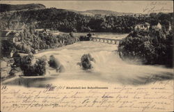 The Rhine Falls at Schaffhausen Switzerland Postcard Postcard