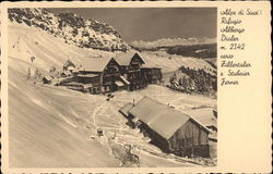Rifugio Albergo Dialer on the Plateau Alpe di Siusi Postcard