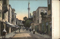 Salut De Constantinople Postcard