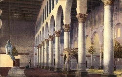 Interieur de la Grande Mosquee Postcard