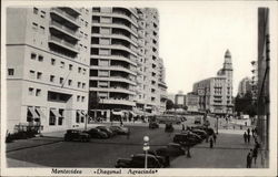 Diagonal Agraciada Montevideo, Uruguay Postcard 