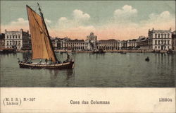 Caes das Columnas Postcard
