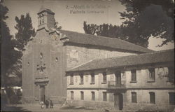 Sanctuary Facade in Alcala de la Selva, Spain Postcard Postcard