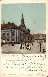 Stora Torget Ystad, Sweden Postcard Postcard