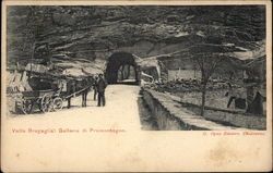 Valle Bregaglia and the Gallery of Promontogno Postcard