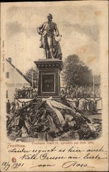 Denkmal Josef II Zwittau, Czech Republic Eastern Europe Postcard Postcard