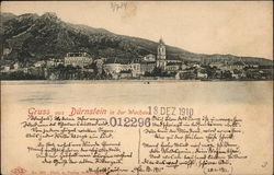 Gruss aus Durnstein in der Wachau Postcard