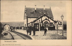 Sorumssand Station Norway Postcard Postcard