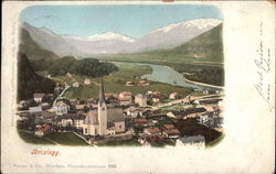 View of Brixlegg Austria Postcard Postcard