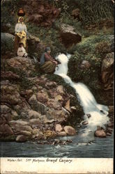 Waterfall - Sao. Matheos Canary Islands, Spain Postcard Postcard