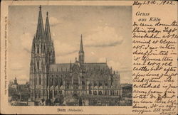 Gruss aus Koln Cologne, Germany Postcard Postcard