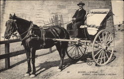 A Calash - Horse and Cart Postcard