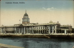 Customs House Dublin, Ireland Postcard Postcard