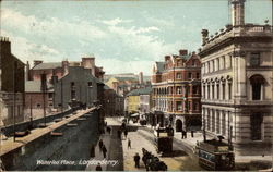 Waterloo Place in Downtown Londonderry Postcard