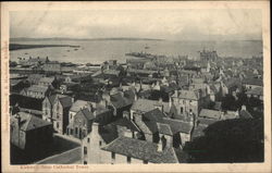 View of City from Cathedral Tower Orkney, Scotland Postcard Postcard