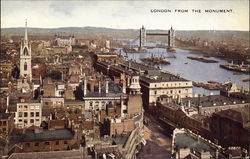London from the Monument Postcard