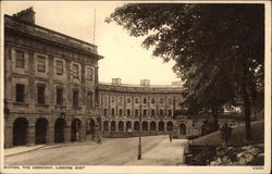 The Crescent in Buxton, Looking East United Kingdom Postcard Postcard
