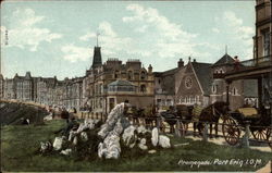 Promenade Port Erin, Isle of Man Postcard Postcard