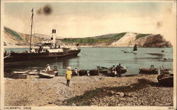 Lulworth Cove England Postcard Postcard