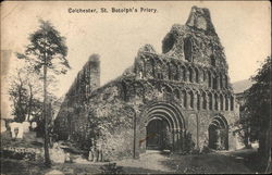St. Botolph's Priory in Colchester, England United Kingdom Essex Postcard Postcard