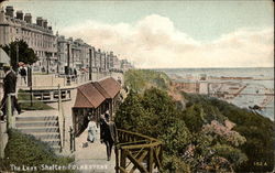 The Leas Shelter Folkestone, England Kent Postcard Postcard