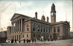 The George A. Clark Hall in Paisley, Scotland Postcard