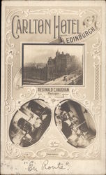 Carlton Hotel Edinburgh, Scotland Postcard Postcard