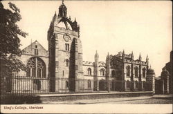 King's College in Aberdeen, Scotland Postcard