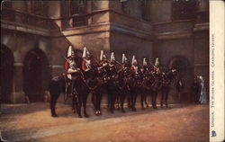 Changing of the Horse Guards in London United Kingdom Postcard Postcard