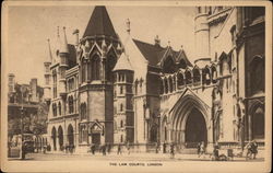The Law Courts Building in London United Kingdom Postcard Postcard