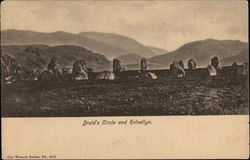 Druid's Circle and Helvellyn Keswick, England Cumbria Postcard Postcard