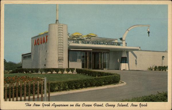 The New York Aquarium on the Ocean Front Coney Island