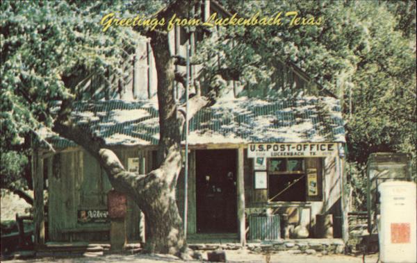 General Store and Post Office Luckenbach Texas Charles Beckendorf