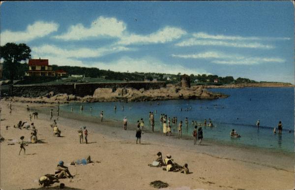 Beach Scene Rockport Massachusetts