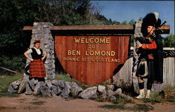 The Village Piper Ben Lomond, CA Postcard Postcard