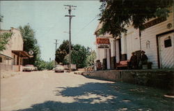 Street View of Town Fiddletown, CA Postcard Postcard