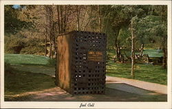 Jail Cell, Marshall Gold Discovery State Park Postcard