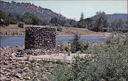 Sawmill Site Monument Coloma, CA Postcard Postcard