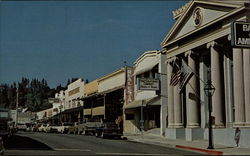 Mill Street Grass Valley, CA Postcard Postcard