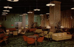 Main Lobby, Chicago's YMCA Hotel Postcard