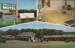 National Trails Motel Uniontown, PA Postcard Postcard