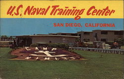 US Naval Training Center Postcard